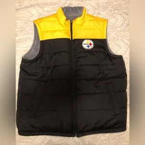 NFL Pittsburgh Steelers mens reversible vest. Size XXL